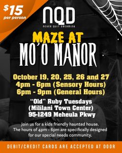 Kid friendly haunted house @ Old Ruby Tuesdays Mililani | Mililani | Hawaii | United States